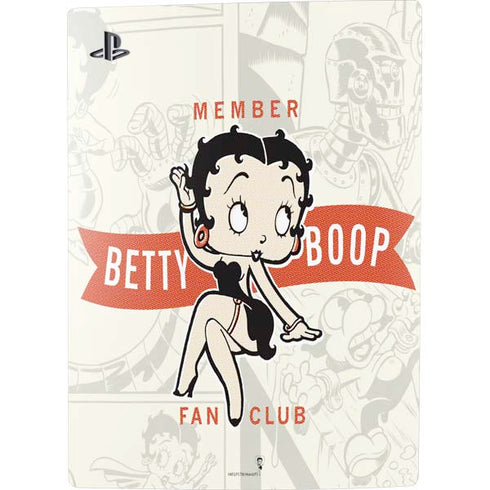 Betty Boop Member Fan Club PS5 Digital Edition Console Skin